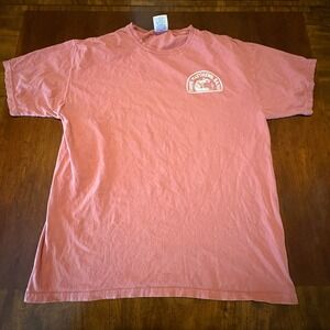 Dave Matthews Band DMB Comfort Wash T-Shirt Size L Salmon Peach Vintage Style